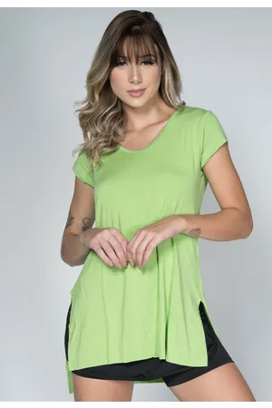 Bella Fiore Modas Blusa Fitness Longa Academia Tapa Bumbum Ju Claro