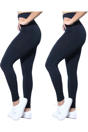 Heide Ribeiro Kit 2 Calças Legging Leg Basic Suplex Ginástica