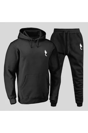 Polo Blu Conjunto Moletom de Frio Unissex Preto Kit Blusa e Calça