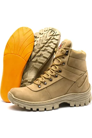Sapatofran Bota Masculina Couro Cano Curto Trabalho