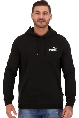PUMA Moletom Masculino Hoodie Essentials Small Logo Full-Zip