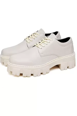 DUBUY Sapato Mocassim Feminino Okford 1410FG Off-White
