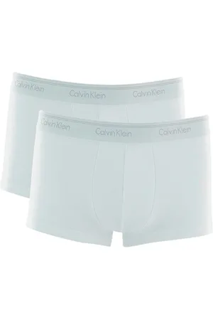 Calvin Klein Cueca Low Rise C11.02 BR00 Trunk Branca Pack 2UN
