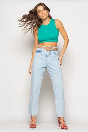Salvatore Fashion Cropped Regata Recorte Malha
