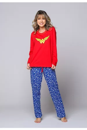 Bella Fiore Modas Pijama Manga Longa Conforto Multicolorido