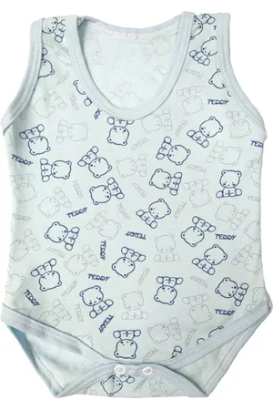 Koala Baby Infantil - Roupa de Body Regata Estampado 1 Pç Verão Menino Menina