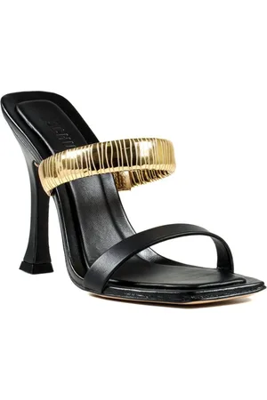 Schutz Tamanco Feminino Casual Ouro