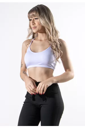 Bella Fiore Modas Top Fitness Nadador Feminino Alça Fina Academia