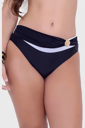 Summer Soul Calcinha Cós Alto Com Passante e Branco