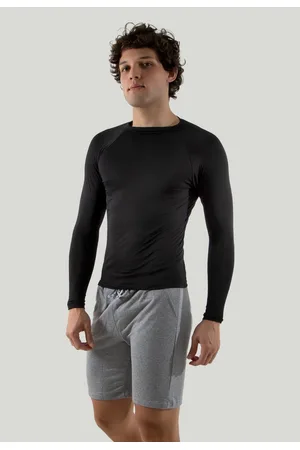 Rioutlet Camisa Térmica Segunda Pele Masculina Preta