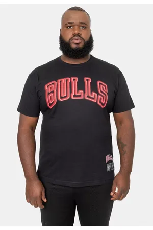 AmazonBasics Camiseta Plus Size Blur Logo Chicago Bulls Preta