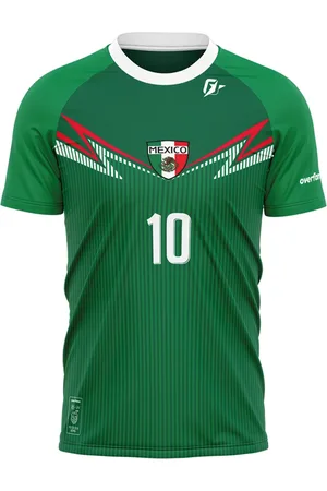 Over Fame Camiseta Filtro UV México Copa Torcedor Retrô