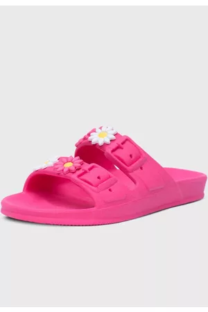 Pópidí Infantil - Chinelo Papete Popidi Menina Florzinhas