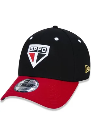 New Era Boné 39thirty São Paulo Aba Curva Stretch Fit