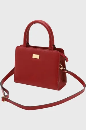 Mariart Bolsa Transversal Couro Maia Cereja
