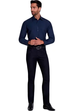 Dudalina Camisa Masculina Comfort Tricoline Lisa