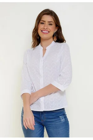 Intens Camisa Manga 3/4 Laise de Algodão