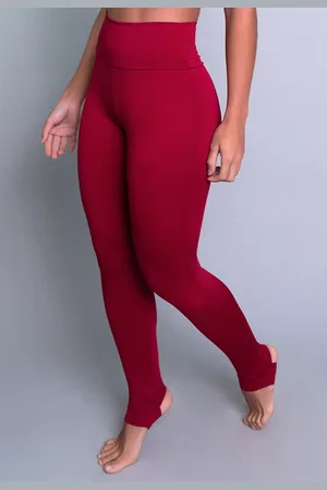 Mvb Modas Calça Legging Pezinho Cintura Alta
