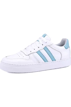 Mr. Gutt Tênis Casual Couro Branco/Azul