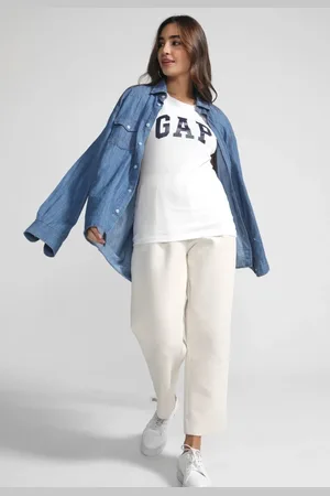 GAP Camiseta Logo Branca