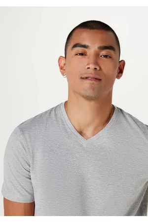 Hering Camiseta Básica Masculina Manga Curta Gola V World