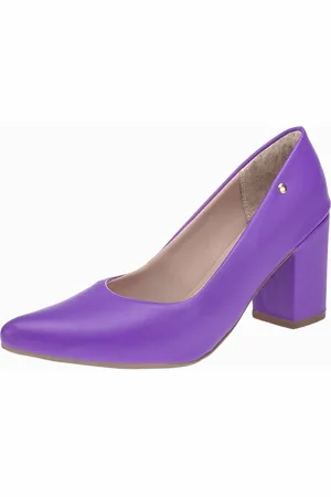 LÓRIS SHOES Scarpin Feminino Salto Alto Grosso Lóris Shoes Bico Fino