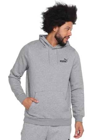 PUMA Moletom Masculino Hoodie Essentials Small Logo Mescla