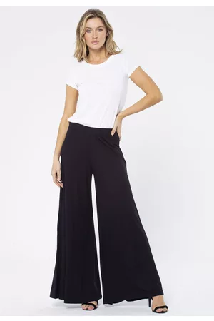 Amazonia Vital Calça Pantalona Granja Malha Preta