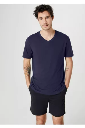 Hering Camiseta Básica Masculina Manga Curta Com Decote V World