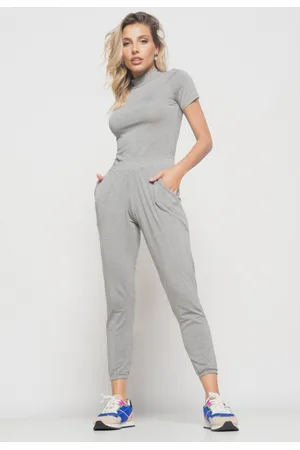 Salvatore Fashion Conjunto Salvatore Comfy Com Blusa Gola Alta e Jogger Malha Mescla