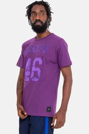 AmazonBasics Camiseta Year Applique Los Angeles Lakers Roxa