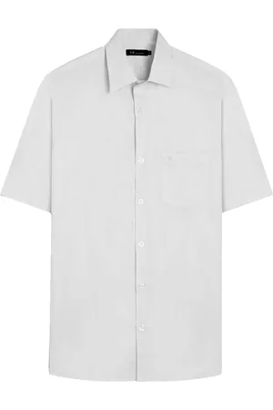 VR Camisa Masculina Casual Manga Curta Pocket Silicon Oil Branca
