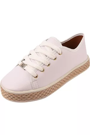 Tati Ana calçados Tênis Casual Feminino Sapatenis Tati Ana Plataforma Detalhe Gorgurão Leve Confortável Napa