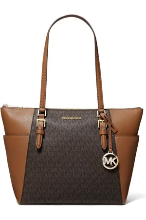 Michael Kors Bolsa Tote Charlotte Logo Grande 35T0gcft3b200