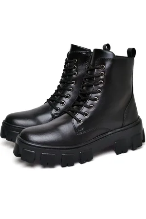 DUBUY Bota Coturno Feminina Tratorada 1104FG