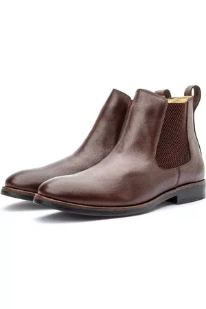 Clube do Sapato de Franca Bota Masculina de Couro Chelsea DF Liverpool 2