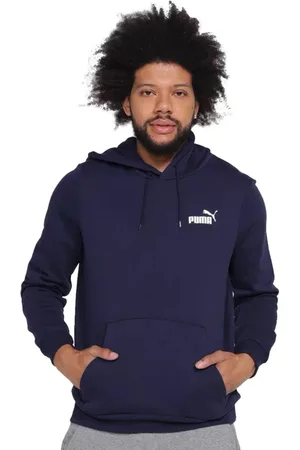 PUMA Moletom Masculino Hoodie Essentials Small Logo
