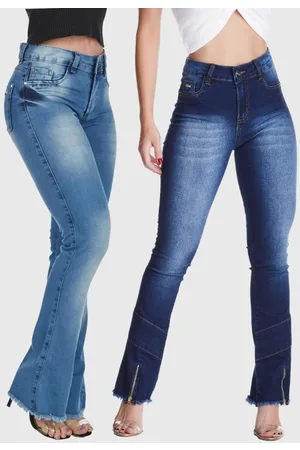 HNO Jeans Kit 2 Calças Flare Jeans Petit Flare - Stonada