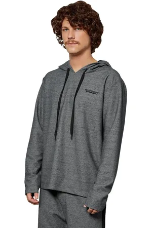John John Moletom Masculino Stripe Hoodie Mescla