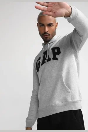GAP Blusa de Moletom Flanelada Fechada Logo