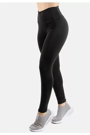 4 Estações Calça Legging Suplex Cós Alto Liso Fitness Feminino Academia
