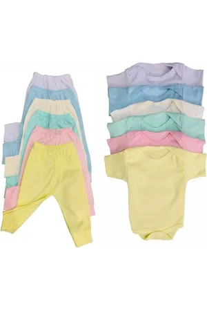 Koala Baby Infantil - Roupa De Body Manga Curta e Mijão Kit 6 Pçs Menino Menina