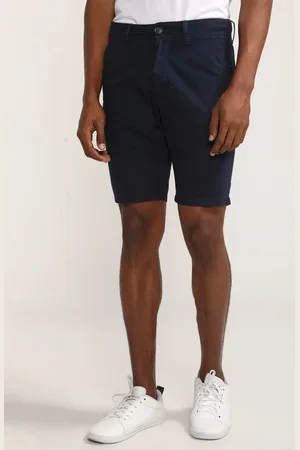 Hering Bermuda Chino Lisa Azul-Marinho