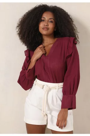 CRUISE Blusa Babados