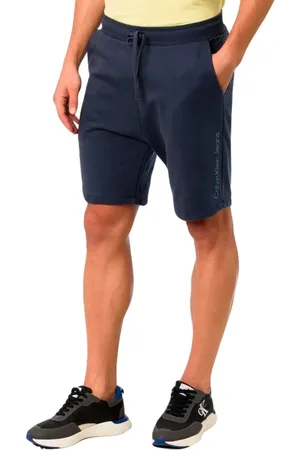 Calvin Klein Bermuda Jeans Masculina Moletom Side New Logo