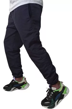 Relaxado Calça de Tactel Leve Modelo Jogger Masculina