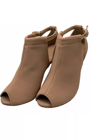Flor da Pele Sandália Feminina Fechada Ankle Boot Salto Alto ENVIO JÁ