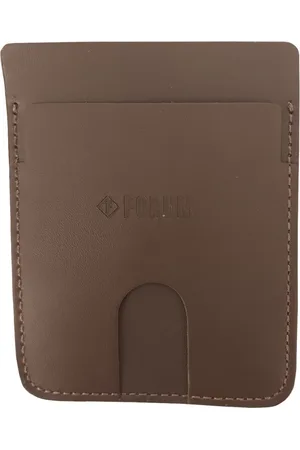 Forum Carteira Masculina Porta Cartão Couro Slim Café