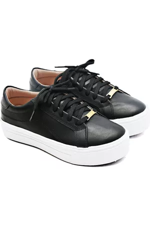 Polo Urban Tênis Casual Feminino em Couro