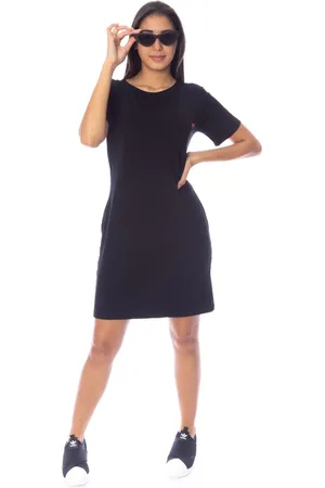 Moda Vício Vestido Camiseta Com Bolso
